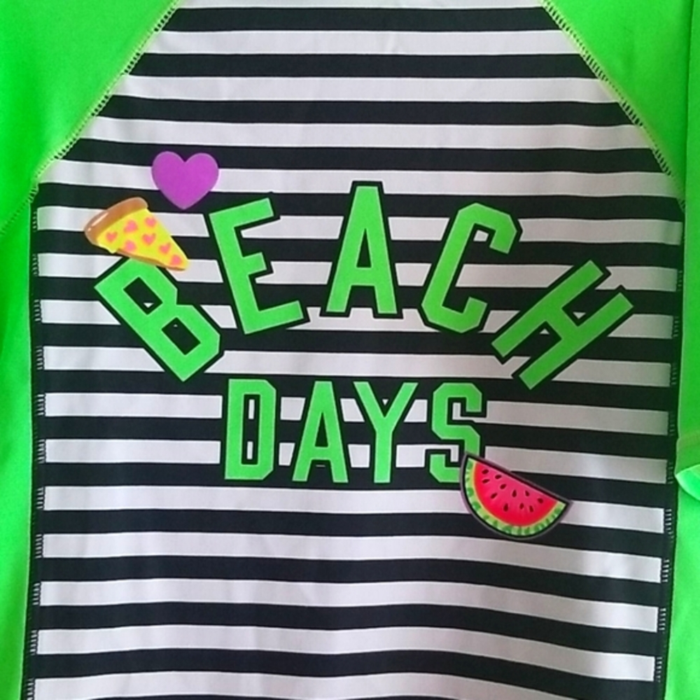 Justice Girls Swim Rashguard - Picture 2 of 5
